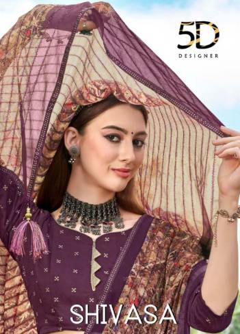 Shivasa By 5D Designer Fancy Georgette Saree Collection